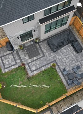 Sandstone Landscapes patio design Guelph